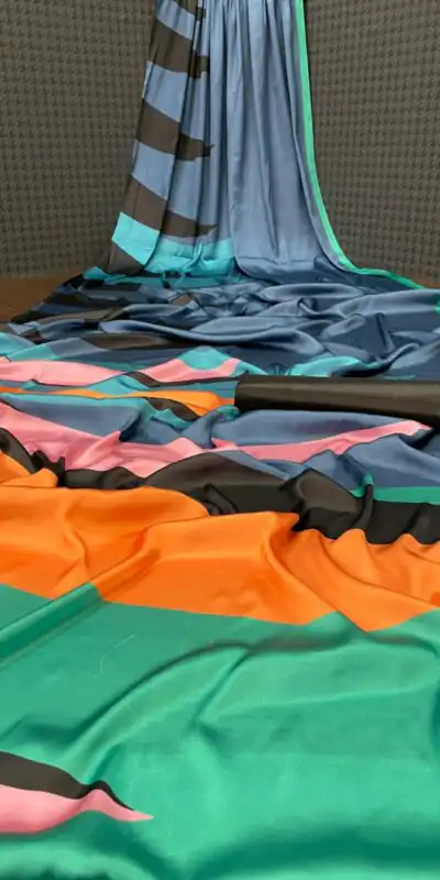 Veechis RUHI Blue Color Heavy Devsena Soft Silk Beautiful Digital Printed Saree Casual, Party Festive, Events. Expected Delivery 4-6 Working Days @1499 | Sarees, Bollywood Sarees, Creative Sarees, Designer Sarees, Embroidered Sarees, Modern Digital sarees, Party Wear Sarees