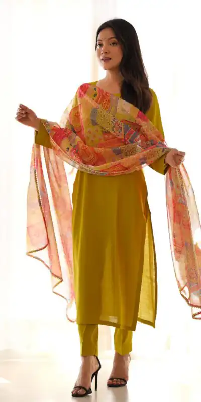 KB 269 Dark Mustard color Pure Pure Viscose Fabric Straight Fit Kurta Casual, Wedding, Party, Festive, Events Etc. Expected Delivery  4-6 Working Days @1629/ | Kurti, Bollywood Kurti, Creative Kurtis, Designer Kurti, Party Wear Kurti, Selfie Kurti