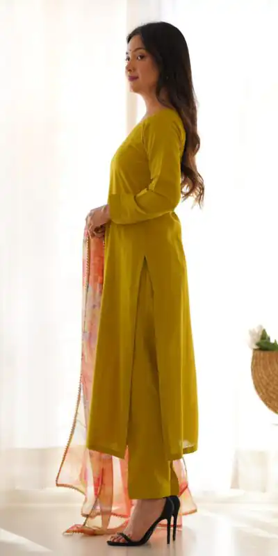 KB 269 Dark Mustard color Pure Pure Viscose Fabric Straight Fit Kurta Casual, Wedding, Party, Festive, Events Etc. Expected Delivery  4-6 Working Days @1629/ | Kurti, Bollywood Kurti, Creative Kurtis, Designer Kurti, Party Wear Kurti, Selfie Kurti