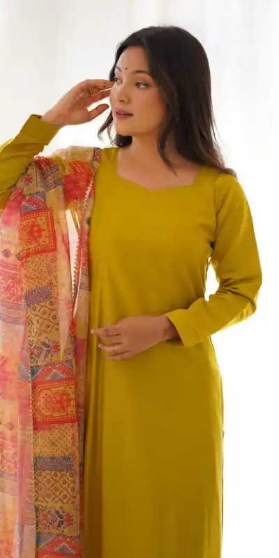 KB 269 Dark Mustard color Pure Pure Viscose Fabric Straight Fit Kurta Casual, Wedding, Party, Festive, Events Etc. Expected Delivery  4-6 Working Days @1629/ | Kurti, Bollywood Kurti, Creative Kurtis, Designer Kurti, Party Wear Kurti, Selfie Kurti