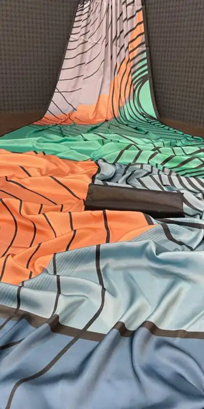 Veechis RUHI Grey Color Heavy Devsena Soft Silk Beautiful Digital Printed Saree Casual, Party Festive, Events. Expected Delivery 4-6 Working Days @1499 | Sarees, Bollywood Sarees, Creative Sarees, Designer Sarees, Embroidered Sarees, Modern Digital sarees, Party Wear Sarees