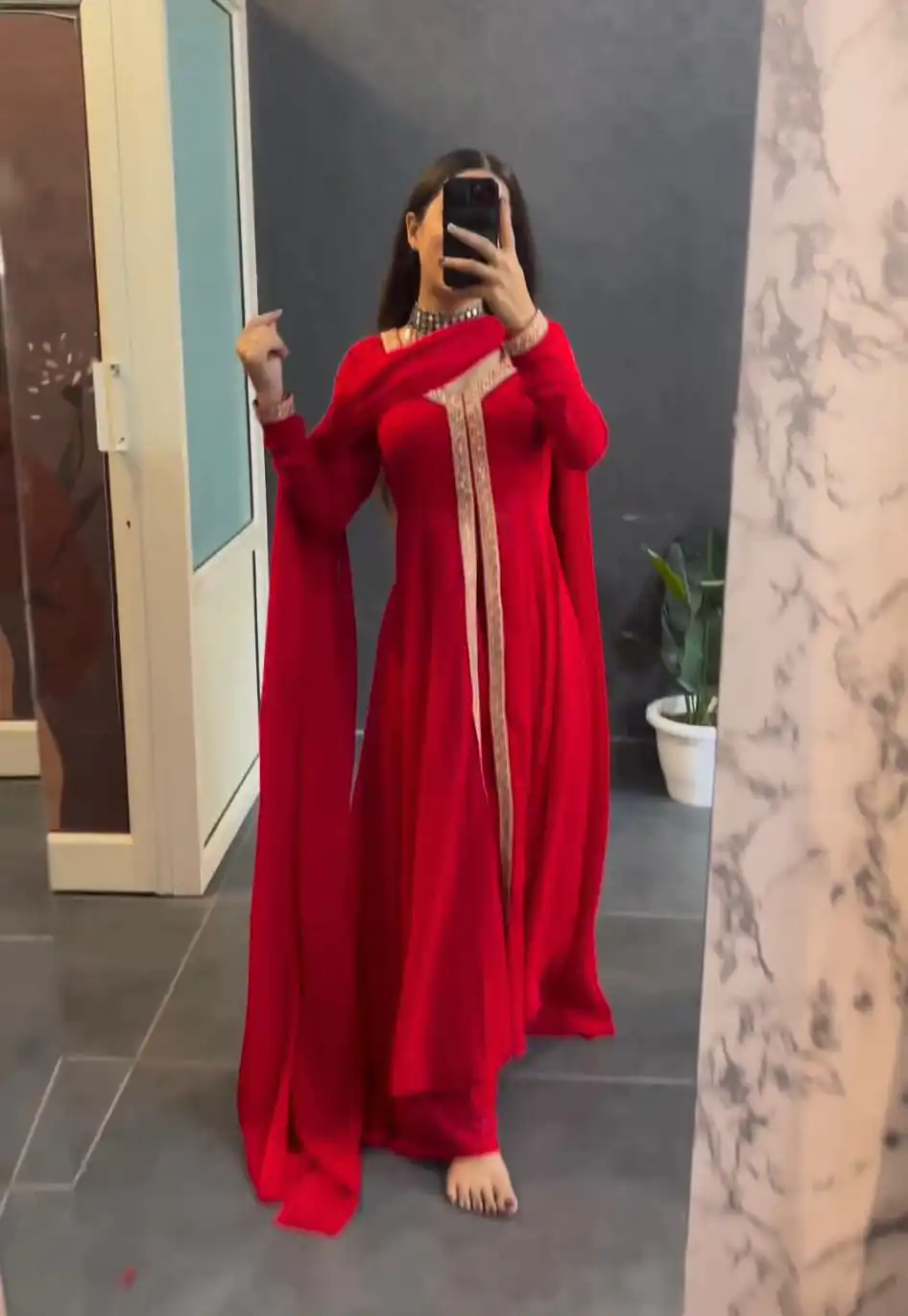 VLM 136 Red Color Georgette Embroidery Sequence Salwar Suit Wedding, Party, Festive, Events Expected Delivery 4-6 Working Days @ 1699/- Only | Salwar suit, Designer Suits, Casual Suits, Creative suits, Party Wear Suits, Straight Suits