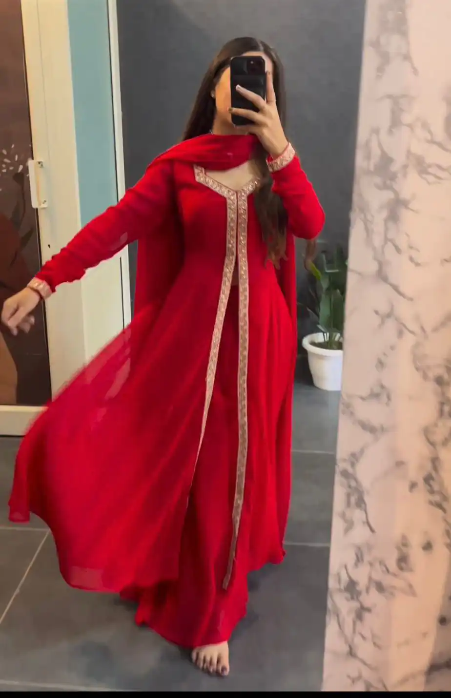 VLM 136 Red Color Georgette Embroidery Sequence Salwar Suit Wedding, Party, Festive, Events Expected Delivery 4-6 Working Days @ 1699/- Only | Salwar suit, Designer Suits, Casual Suits, Creative suits, Party Wear Suits, Straight Suits