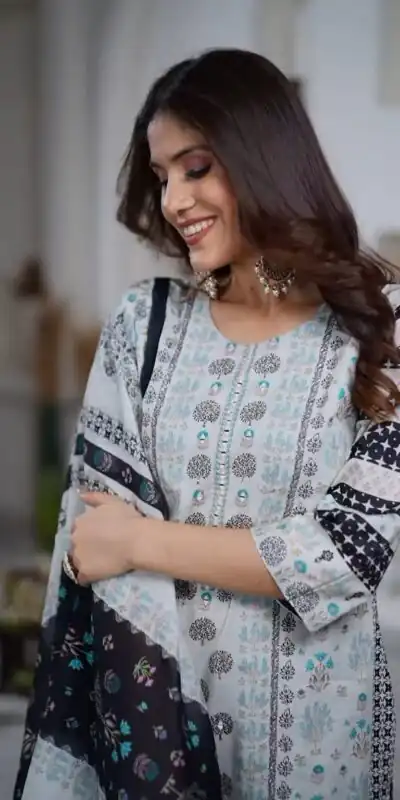 DC G54 White Color Maslin Digital Printed Hand Work Salwar Suit Casual, Wedding, Party, Festive, Events Etc. Expected Delivery 4-6 Working Days @1799/- | Salwar suit, Designer Suits, Casual Suits, Creative suits, Palazzo Suits, Party Wear Suits, Patiala Suits, Straight Suits