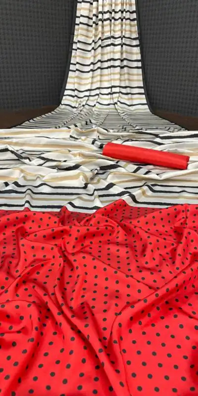 Veechis RUHI White & Red Color Heavy Devsena Soft Silk Beautiful Digital Printed Saree Casual, Party Festive,  Expected Delivery 4-6 Working Days @1499 | Sarees, Bollywood Sarees, Creative Sarees, Designer Sarees, Embroidered Sarees, Modern Digital sarees, Party Wear Sarees