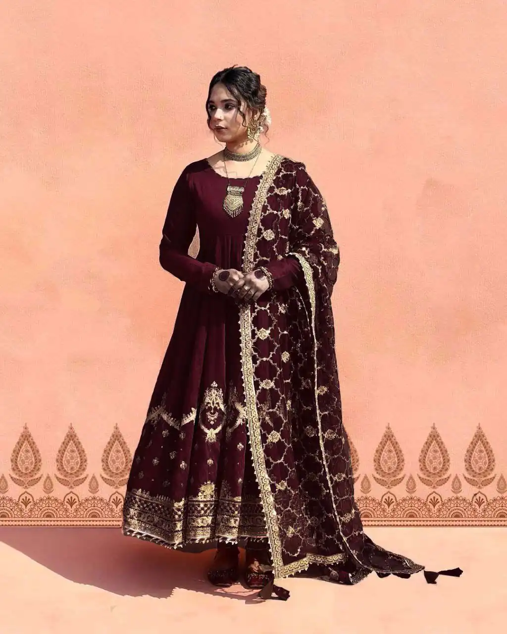  ZSR 3063 Maroon Color Georgette Embroidery Sequence Salwar Suit Casual, Wedding, Festive, Events Expected Delivery 4-6 Working Days @2049/- | Jump Suits, Salwar suit, Designer Suits, Casual Suits, Creative suits, Palazzo Suits, Party Wear Suits, Patiala Suits, Straight Suits