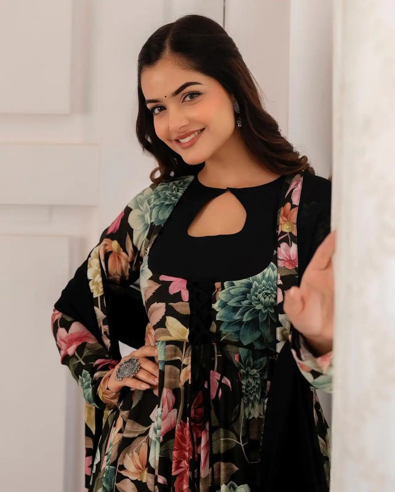 PC 371 Black Color Chant Crepe Digital Printed Work Gown Casual, Party Wear, Events, Festivals Wear Etc. Expected Delivery 4-6 Working Days @1999/- | Gowns, Bollywood Gowns, Creative Gowns, Designer Gowns, Embroidered Gowns, Party Wear Gowns