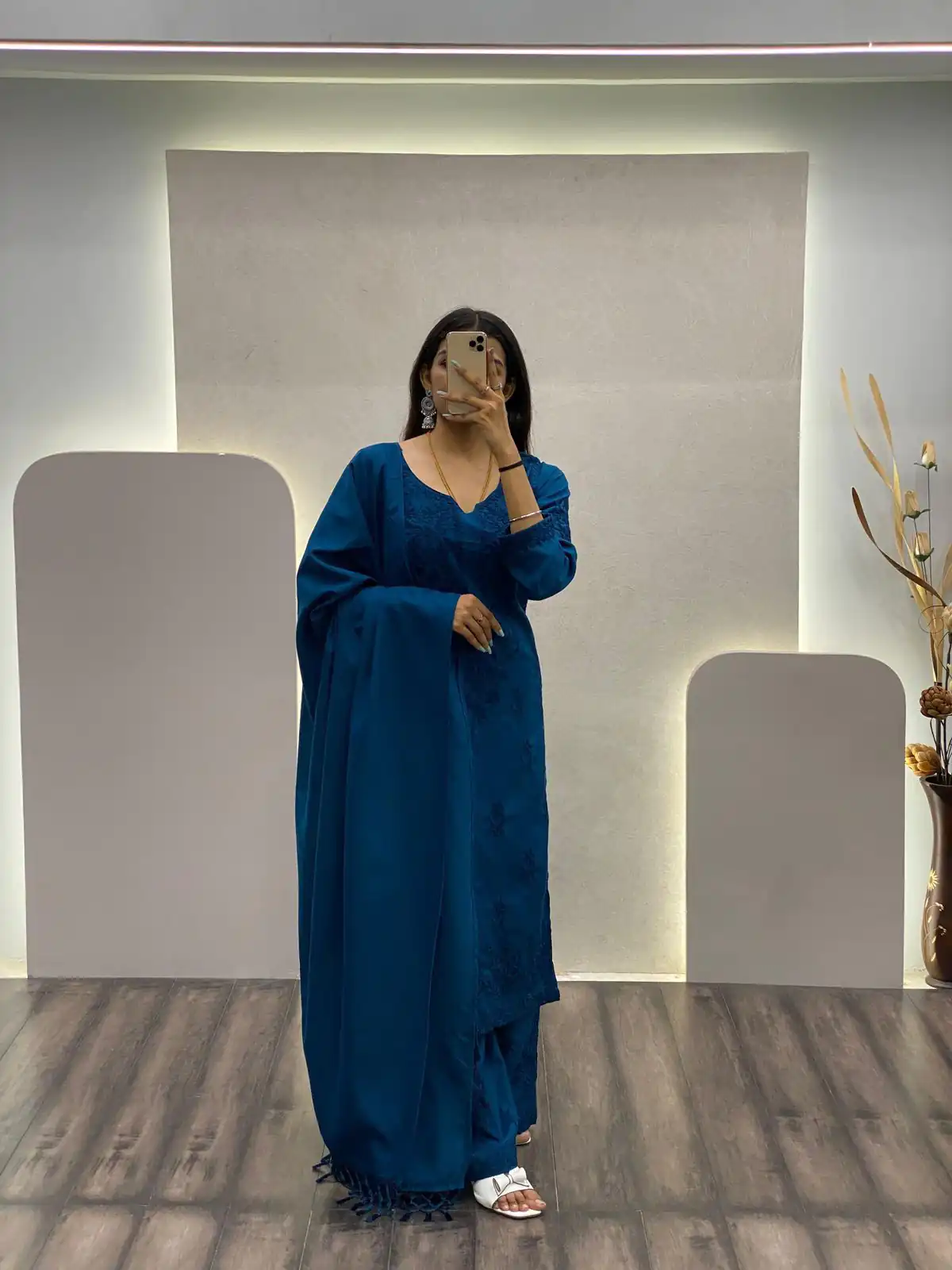BE 125 Blue Color Maslin Thread Embroidery Salwar Suit Wedding, Party, Festive events, etc.  Expected Delivery  4-6 Working Days @1849/- | Salwar suit, Designer Suits, Casual Suits, Creative suits, Palazzo Suits, Party Wear Suits, Patiala Suits, Straight Suits