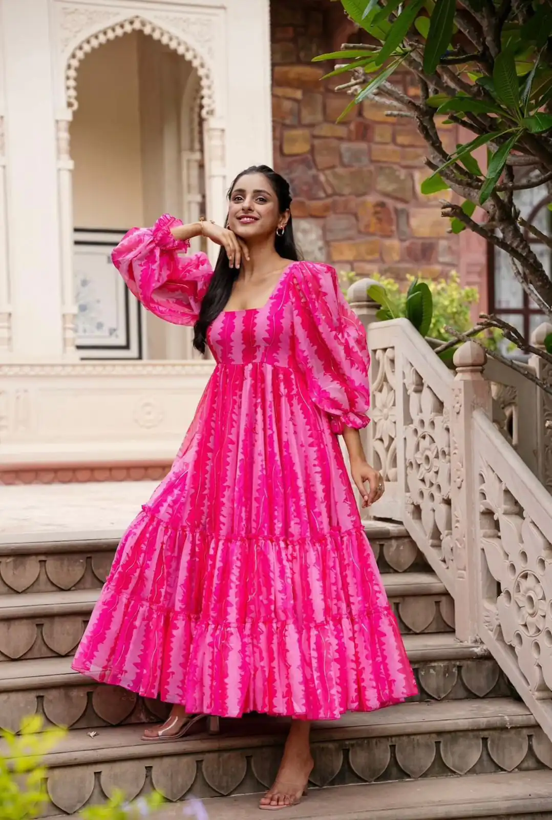SRK 5048 Pink Color Heavy Faux Georgette Digital Print Salwar Suit Wedding, Party, Festive, Events Expected Delivery 4-6 Working Days @ 1549/- | Jump Suits, Salwar suit, Designer Suits, Casual Suits, Creative suits, Palazzo Suits, Party Wear Suits, Patiala Suits, Straight Suits
