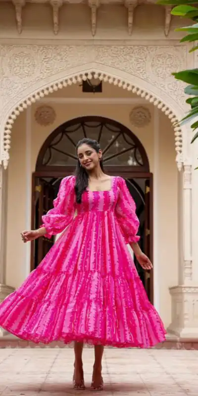 SRK 5048 Pink Color Heavy Faux Georgette Digital Print Salwar Suit Wedding, Party, Festive, Events Expected Delivery 4-6 Working Days @ 1549/- | Jump Suits, Salwar suit, Designer Suits, Casual Suits, Creative suits, Palazzo Suits, Party Wear Suits, Patiala Suits, Straight Suits