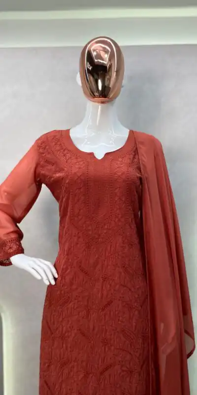 BE 254 Peach Color Georgette Thread Embroidery Salwar Suit Wedding, Party, Festive events, etc. Expected Delivery 4-6 Working Days @1899/- | Salwar suit, Designer Suits, Casual Suits, Creative suits, Palazzo Suits, Party Wear Suits, Patiala Suits, Straight Suits