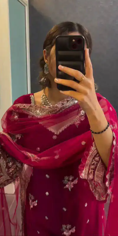 LG 1757 Pink Color Blooming Georgette Embroidery Salwar Suit Casual, Wedding, Festive, Events Expected Delivery 4-6 Working Days @1899/- | Jump Suits, Salwar suit, Designer Suits, Casual Suits, Creative suits, Palazzo Suits, Party Wear Suits, Patiala Suits, Straight Suits