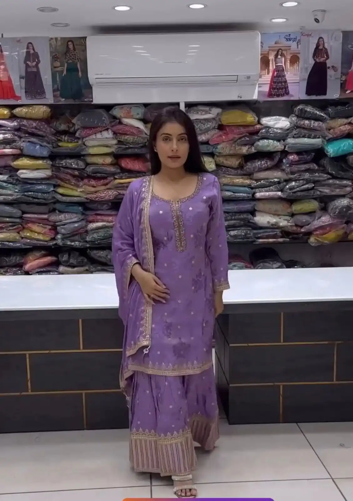 SSR 464 Violet Chinnon Silk Embroidery Sequins Sharara Suit Wedding, Party, Festive, Events Etc.   Expected Delivery 4-6 Working Days @2099/- | Salwar suit, Designer Suits, Casual Suits, Creative suits, Palazzo Suits, Party Wear Suits, Straight Suits