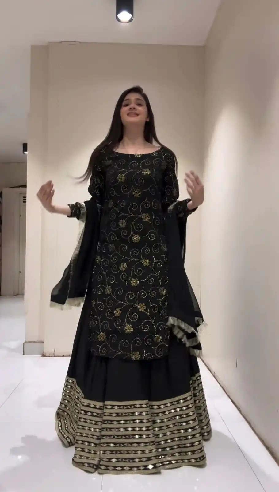 RTC 6469 Black Color Foix Georgette Thread With Sequence Lehenga Choli Wedding, Party, Festive, Events Etc.   Expected Delivery 4-6 Working Days @1999/- | Lehenga, Bollywood Lehenga, Creative Lehenga, Designer Lehenga, Embroidered Lehenga, Party Wear Lehenga