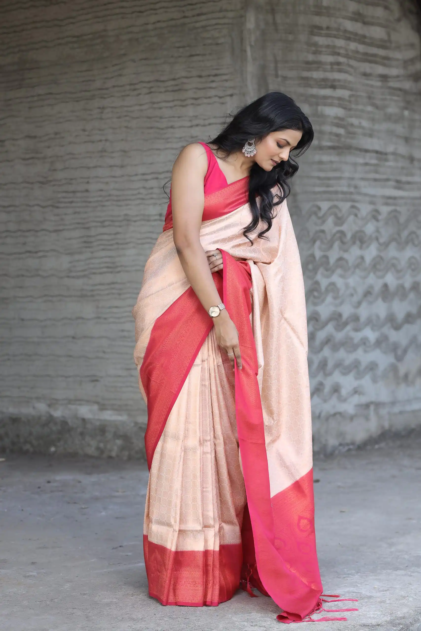 GK Kubera Cream Pink Soft Silk Beautiful Rich Pallu All Over Saree Events Casual Wedding Festive . Expected Delivery  4-6 Working Days @1999/- | Sarees, Bollywood Sarees, Creative Sarees, Designer Sarees, Embroidered Sarees, Ethnic Saree, Modern Digital sarees, Party Wear Sarees