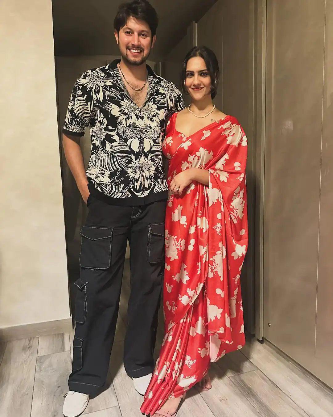  JM Diksha sharma Red Color Satin Silk Blouse Digital Print Saree, Party Wear, Events, Festivals Expected Delivery 4-6 Working Days 1549/- | Sarees, Bollywood Sarees, Creative Sarees, Designer Sarees, Embroidered Sarees, Ethnic Saree, Modern Digital sarees, Party Wear Sarees