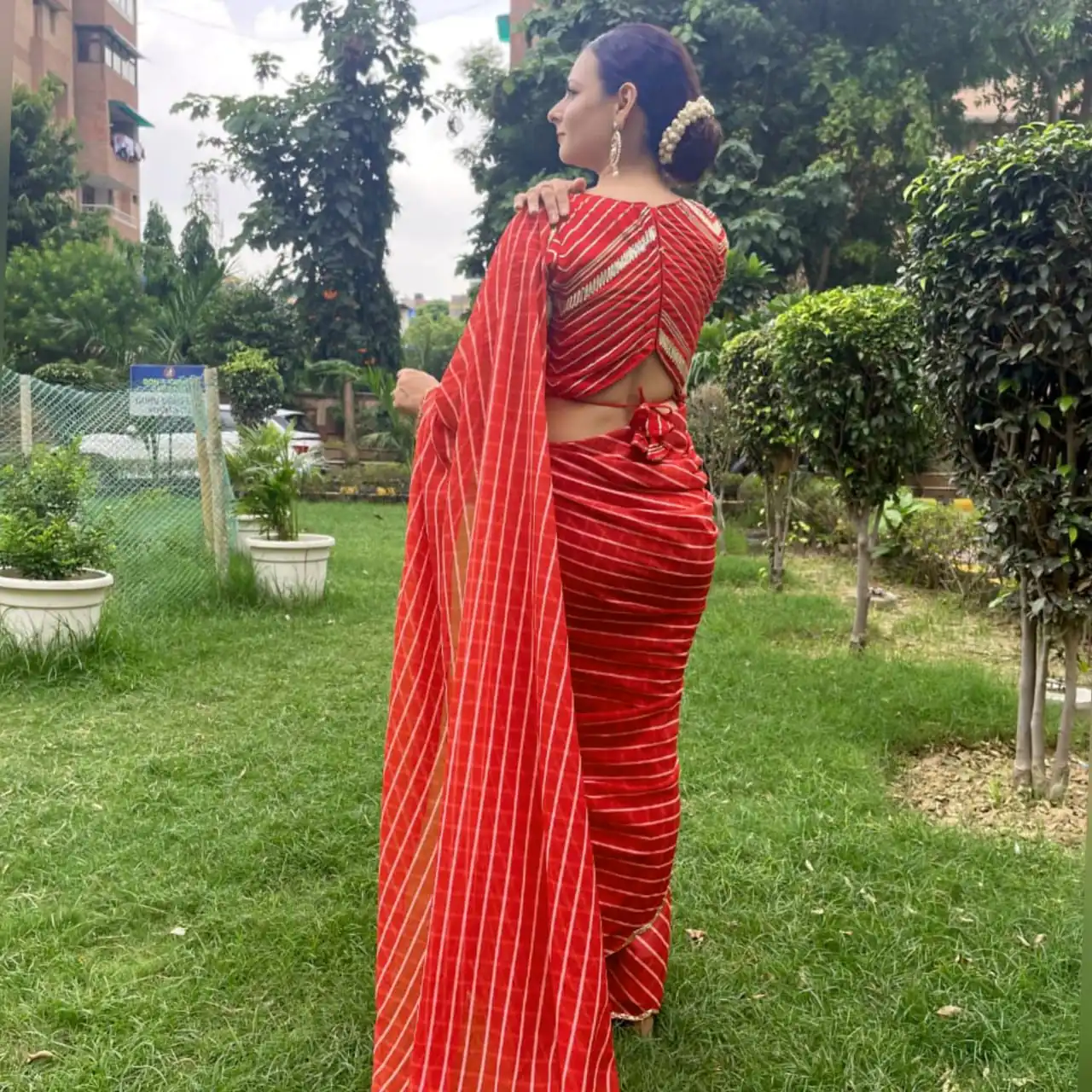 SF 257 Red Color Soft Georgette Digital Leheriya Printed Saree Casual Wedding ,Festive ,Events Etc. Expected Delivery  4-6 Working Days @1899/- | Sarees, Bollywood Sarees, Creative Sarees, Designer Sarees, Embroidered Sarees, Ethnic Saree, Modern Digital sarees, Party Wear Sarees