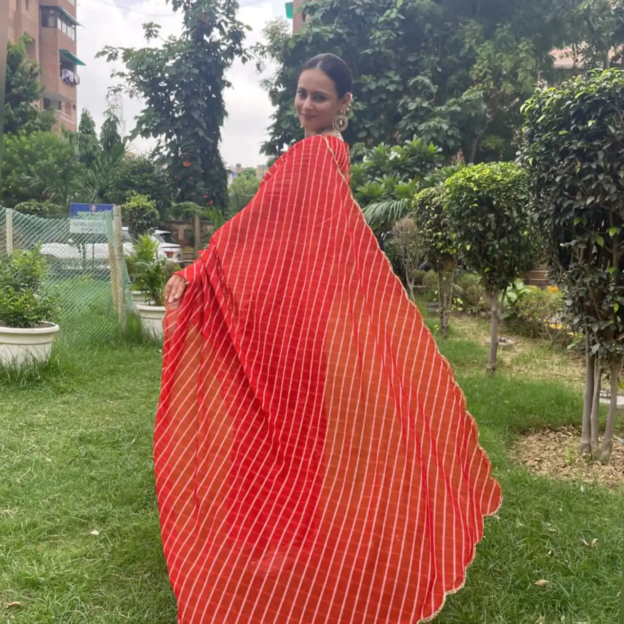 SF 257 Red Color Soft Georgette Digital Leheriya Printed Saree Casual Wedding ,Festive ,Events Etc. Expected Delivery  4-6 Working Days @1899/- | Sarees, Bollywood Sarees, Creative Sarees, Designer Sarees, Embroidered Sarees, Ethnic Saree, Modern Digital sarees, Party Wear Sarees