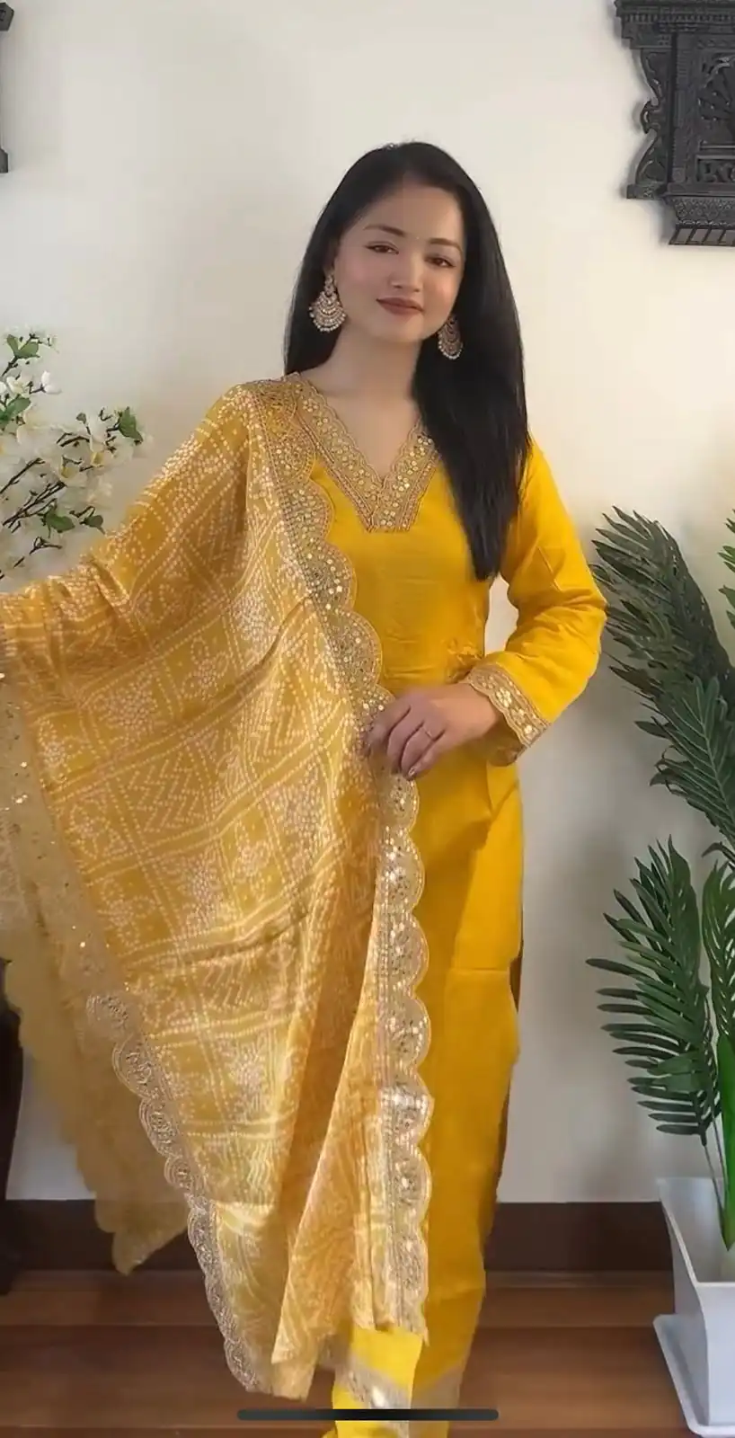 VLM 172 Yellow color Georgette Embroidery Full Sleeves Salwar Suit Casual, Wedding, Party, Festive, Events . Expected Delivery  4-6 Working Days @1999/- | Jump Suits, Salwar suit, Designer Suits, Casual Suits, Creative suits, Palazzo Suits, Party Wear Suits, Patiala Suits, Straight Suits