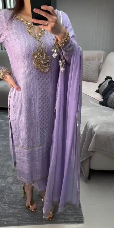 AD156 Violet Color Chinon Silk Embroidery Sequence Salwar Suit Wedding, Party, Festive, Events Expected Delivery 4-6 Working Days @ 2199/- | Salwar suit, Designer Suits, Casual Suits, Creative suits, Palazzo Suits, Party Wear Suits, Patiala Suits, Straight Suits