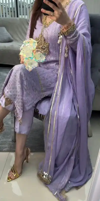 AD156 Violet Color Chinon Silk Embroidery Sequence Salwar Suit Wedding, Party, Festive, Events Expected Delivery 4-6 Working Days @ 2199/- | Salwar suit, Designer Suits, Casual Suits, Creative suits, Palazzo Suits, Party Wear Suits, Patiala Suits, Straight Suits