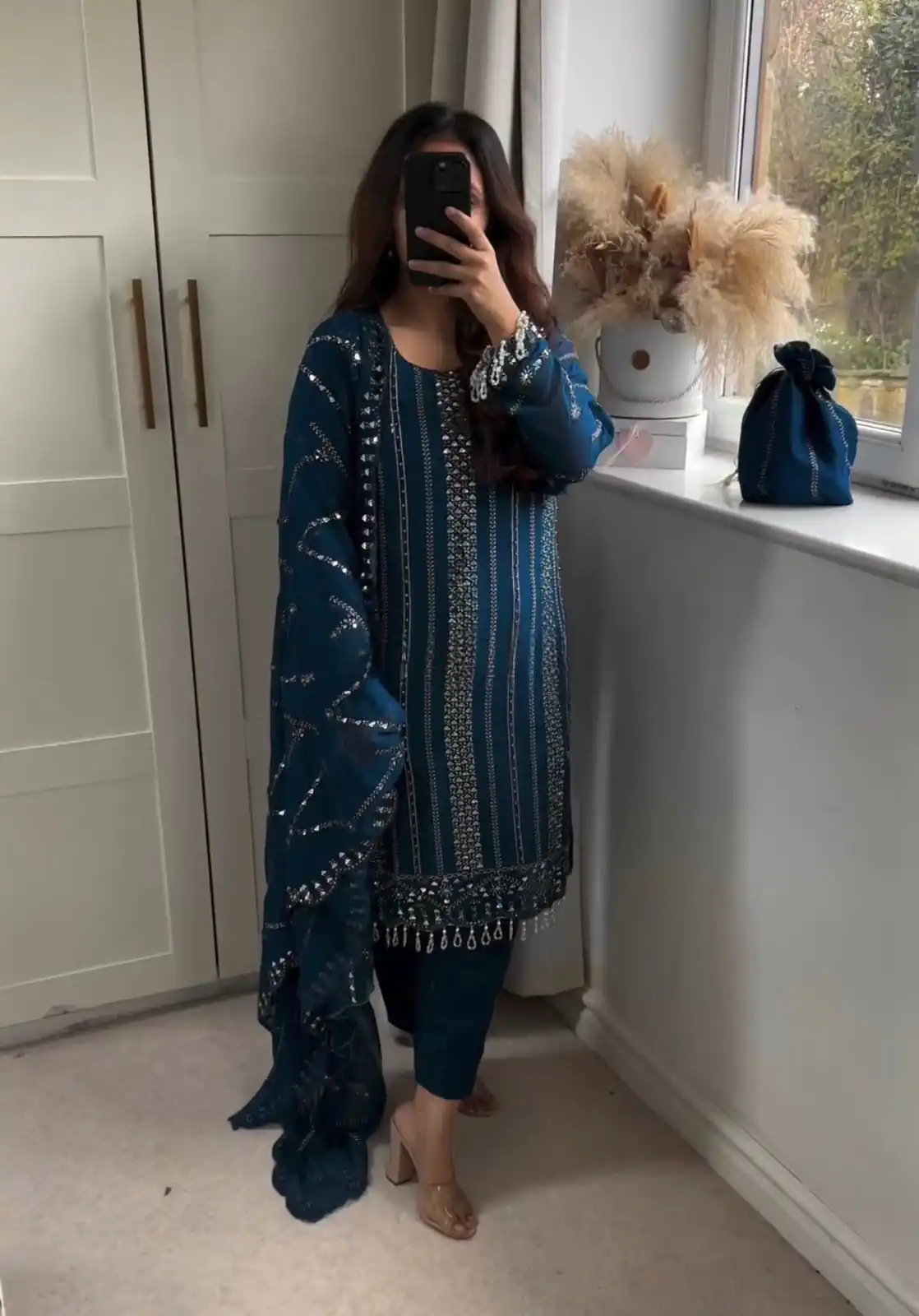 NF 1198 Blue color Faux Georgette Embroidery Salwar Suit Casual, Wedding, Party, Festive, Events . Expected Delivery  4-6 Working Days @2199 | Jump Suits, Salwar suit, Designer Suits, Casual Suits, Creative suits, Palazzo Suits, Party Wear Suits, Patiala Suits, Straight Suits