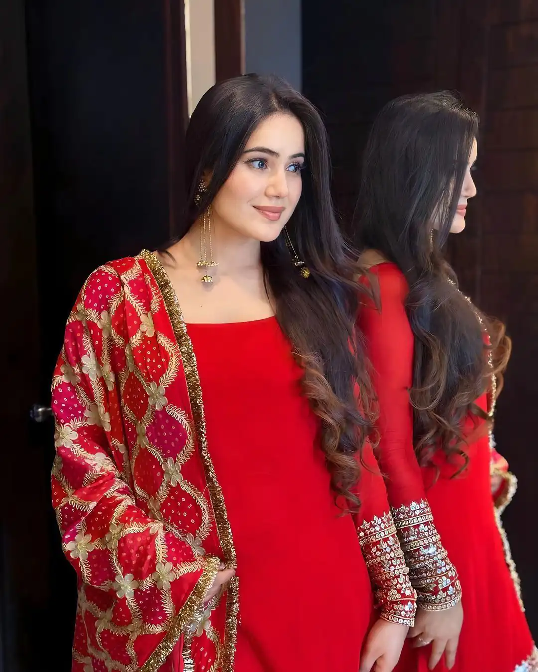VLM 169 Red color Georgette Embroidery Work Salwar Suit Casual, Wedding, Party, Festive, Events . Expected Delivery 4-6 Working Days @1899/- | Jump Suits, Salwar suit, Designer Suits, Casual Suits, Creative suits, Palazzo Suits, Party Wear Suits, Patiala Suits, Straight Suits