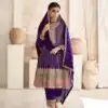  DS 9775 Violet  Color Premium Silk Embroidery Work Sharara Suit Wedding, Party, Festive, Events Etc. Expected Delivery 4-6 Working Days @2799 | Salwar suit, Designer Suits, Casual Suits, Creative suits, Palazzo Suits, Party Wear Suits, Straight Suits