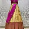 SC Mohini Yellow Color Kanjivaram Silk Zari Design Half Saree , Party Wear, Events, Festivals Expected Delivery 4-6 Working Days 1749/- | Lehenga, Bollywood Lehenga, Creative Lehenga, Designer Lehenga, Embroidered Lehenga, Party Wear Lehenga