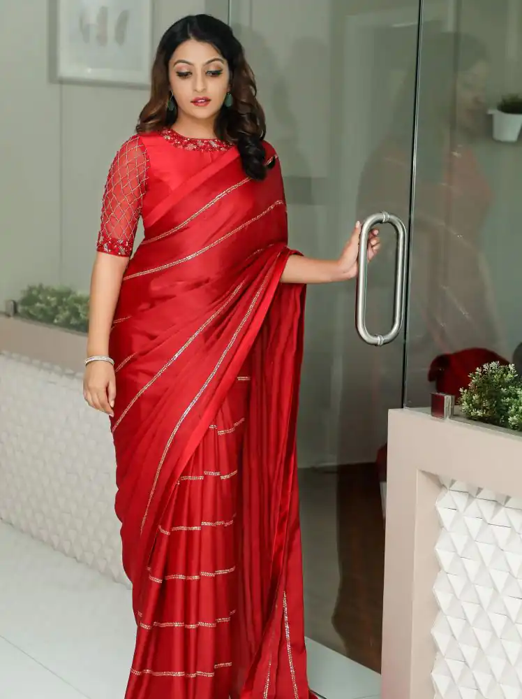 AC RED LABEL Color Vichitra Fabric And Sequence Work Saree Casual, Wedding, Festive, Events Expected Delivery 4-6 Working Days @1849 /- | Sarees, Bollywood Sarees, Creative Sarees, Designer Sarees, Embroidered Sarees, Ethnic Saree, Modern Digital sarees, Party Wear Sarees