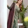 NF 1208 Green color Faux Georgette Embroidery Salwar Suit Casual, Wedding, Party, Festive, Events . Expected Delivery  4-6 Working Days @2049 | Jump Suits, Salwar suit, Designer Suits, Casual Suits, Creative suits, Palazzo Suits, Party Wear Suits, Patiala Suits, Straight Suits