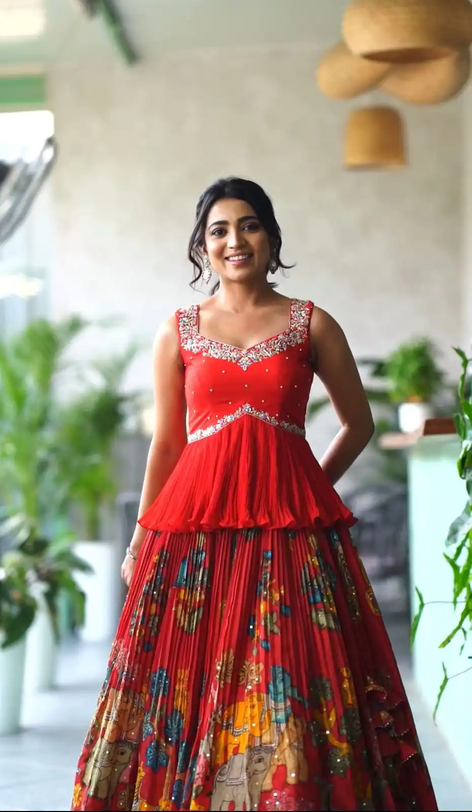 PC 372 Red Color Chinon Embroidery Thread Work Lehenga Choli Casual, Party Wear, Events, Festivals Wear Expected Delivery 4-6 Working Days @2149/- | Lehenga, Bollywood Lehenga, Creative Lehenga, Designer Lehenga, Embroidered Lehenga, Party Wear Lehenga