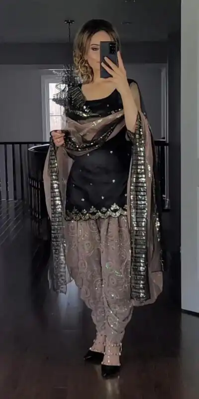 MF 372 Black Color Faux Georgette Embroidery Sequence Salwar Suit  Wedding, Party, Festive, Events Etc. Expected 4-6 Working Days @2149/- | Salwar suit, Designer Suits, Casual Suits, Creative suits, Palazzo Suits, Party Wear Suits, Patiala Suits, Straight Suits