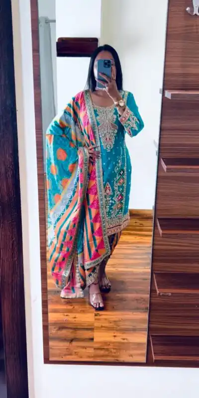 SR 1619 Blue Color Heavy Chinnon Embroidery Sequence Sharara Suit Wedding, Party, Festive, Events Etc. Expected Delivery 4-6 Working Days @2449 | Salwar suit, Designer Suits, Casual Suits, Creative suits, Palazzo Suits, Party Wear Suits, Straight Suits