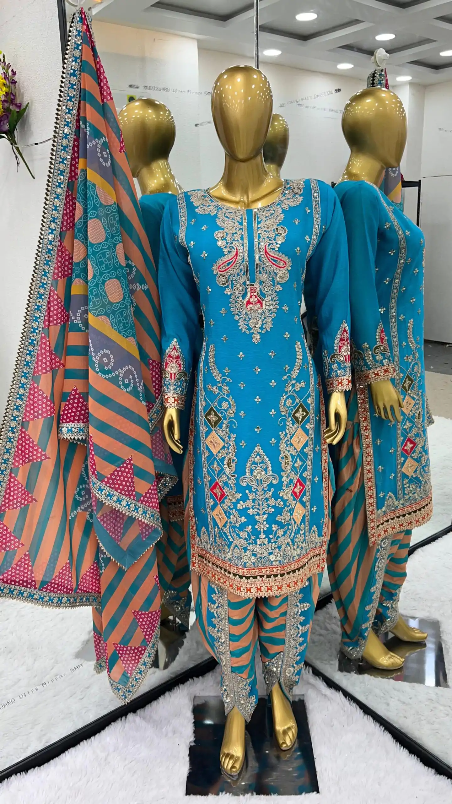 SR 1619 Blue Color Heavy Chinnon Embroidery Sequence Sharara Suit Wedding, Party, Festive, Events Etc. Expected Delivery 4-6 Working Days @2449 | Salwar suit, Designer Suits, Casual Suits, Creative suits, Palazzo Suits, Party Wear Suits, Straight Suits
