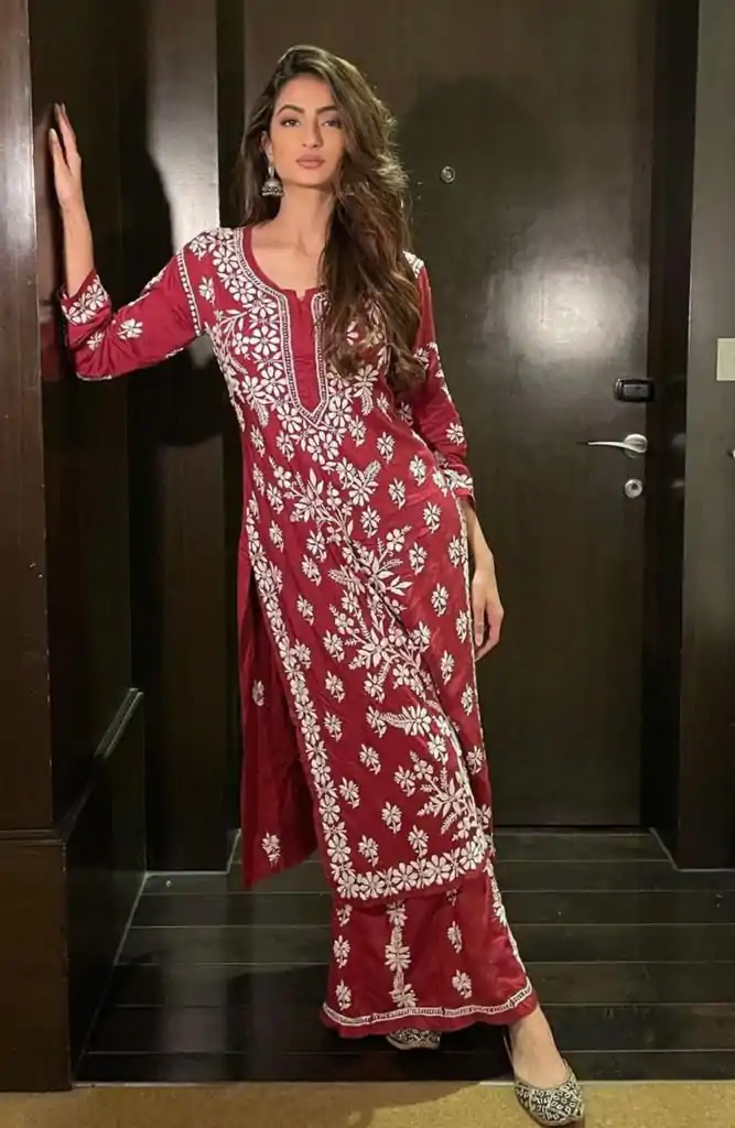 MJF 461 Red Color Georgette Thread Embroidered Salwar Suit Wedding, Party, Festive, Events Etc. Expected 4-6 Working Days @1599/- | Jump Suits, Salwar suit, Designer Suits, Casual Suits, Creative suits, Palazzo Suits, Party Wear Suits, Patiala Suits, Straight Suits