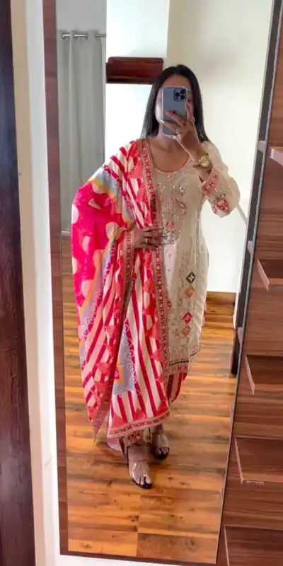 SR 1619 White Color Heavy Chinnon Embroidery Sequence Sharara Suit Wedding, Party, Festive, Events Etc. Expected Delivery 4-6 Working Days @2449 | Salwar suit, Designer Suits, Casual Suits, Creative suits, Palazzo Suits, Party Wear Suits, Straight Suits