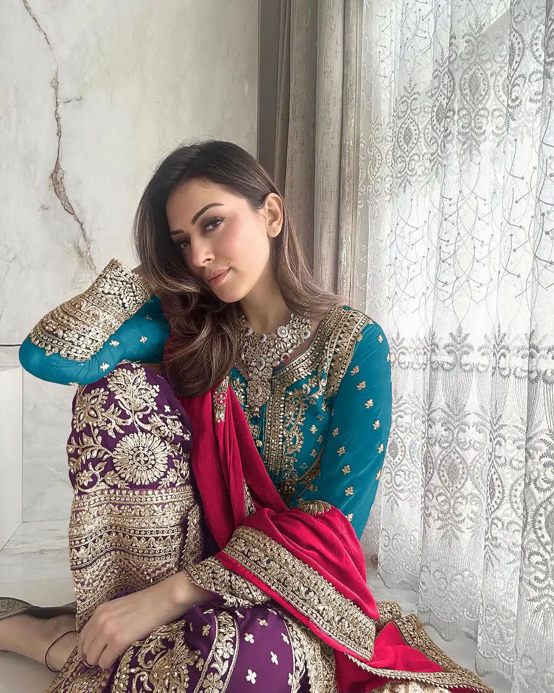 SSR 447 Blue Color Georgette Embroidery Salwar Suit Wedding, Party, Festive, Events Expected Delivery 4-6 Working Days @ 2249/- Only | Salwar suit, Designer Suits, Casual Suits, Creative suits, Party Wear Suits, Straight Suits