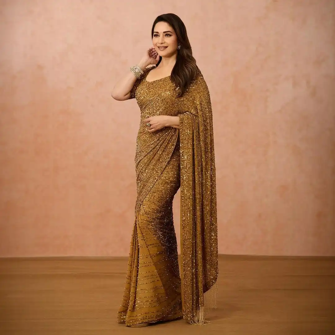 DF 3409 Golden Color Georgette Sequins Embroidery Saree Work Saree Casual, Party Wear, Wedding, Events Etc Delivery Expected.4-6 Working Days 1749/ | Sarees, Bollywood Sarees, Creative Sarees, Designer Sarees, Embroidered Sarees, Ethnic Saree, Modern Digital sarees, Party Wear Sarees