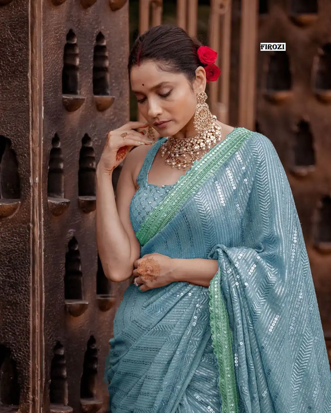 DF 3268 Firozi Color Georgette Beautiful Embroidery Saree Casual, Party Wear, Wedding, Events Etc Delivery Expected.4-6 Working Days 1749/ | Sarees, Bollywood Sarees, Creative Sarees, Designer Sarees, Embroidered Sarees, Ethnic Saree, Modern Digital sarees, Party Wear Sarees