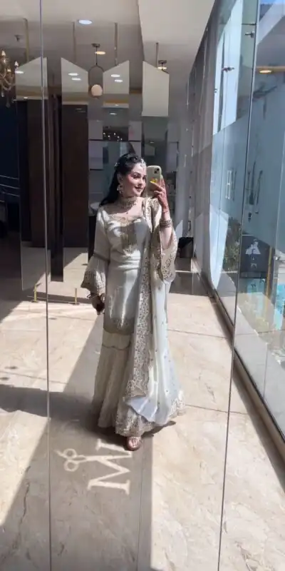 NSR 797 White Color Faux Georgette Embroidery Work Salwar Suit Casual, Party Festive, Events Etc. Expected Delivery 4-6 Working Days @2099/ | Jump Suits, Salwar suit, Designer Suits, Casual Suits, Creative suits, Palazzo Suits, Party Wear Suits, Patiala Suits, Straight Suits