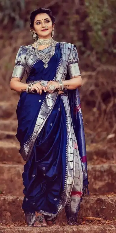 SC Paithani silk Blue Color Soft Lichi Silk Silver Zari Design Saree , Party Wear, Events, Festivals Expected Delivery 4-6 Working Days 1499/- | Sarees, Bollywood Sarees, Creative Sarees, Designer Sarees, Embroidered Sarees, Ethnic Saree, Modern Digital sarees, Party Wear Sarees