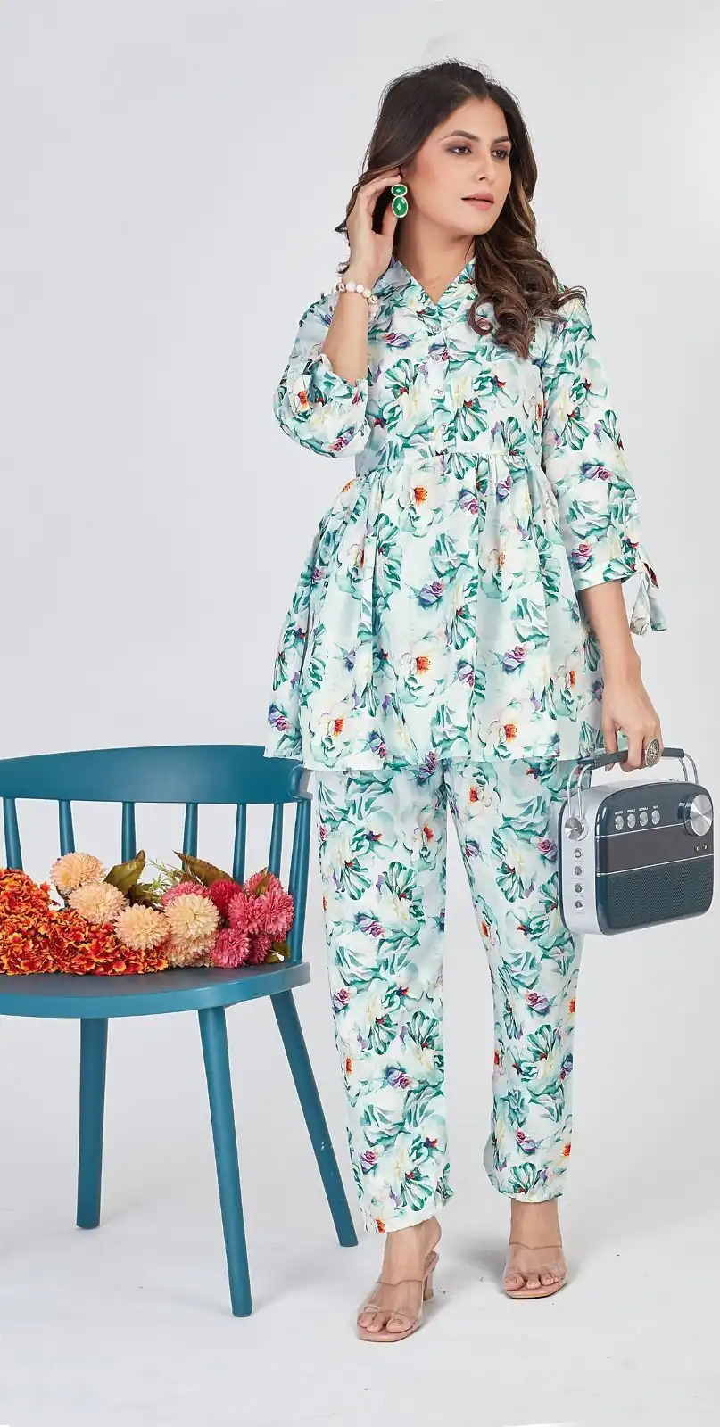 INLI 1001 Green Color Soft Poly Linen Print Work Kurti Casual, Wedding, Party, Festive, Events Expected Delivery 4-6 Working Days @1699 | Kurti, Bollywood Kurti, Creative Kurtis, Designer Kurti, Party Wear Kurti, Selfie Kurti