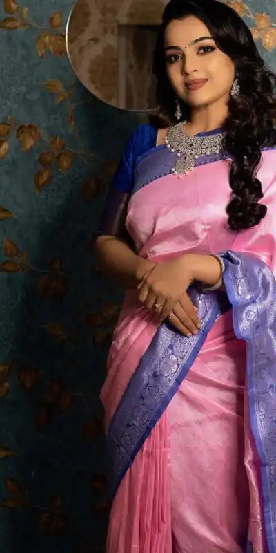 ES 8150 Light Pink Color Soft Lichi Silk Beautiful Design Work Saree Casual, Wedding, Party, Festive, Events Etc. Expected Delivery 4-6 Working Days @1499/- | Sarees, Bollywood Sarees, Creative Sarees, Designer Sarees, Embroidered Sarees, Ethnic Saree, Modern Digital sarees, Party Wear Sarees