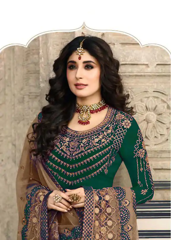 DS 22427 Green color Georgette Embroidered Sequence Salwar Suit Casual, Wedding, Party, Festive, Events . Expected Delivery  4-6 Working Days @2049/- | Salwar suit, Designer Suits, Casual Suits, Creative suits, Palazzo Suits, Party Wear Suits, Patiala Suits, Straight Suits