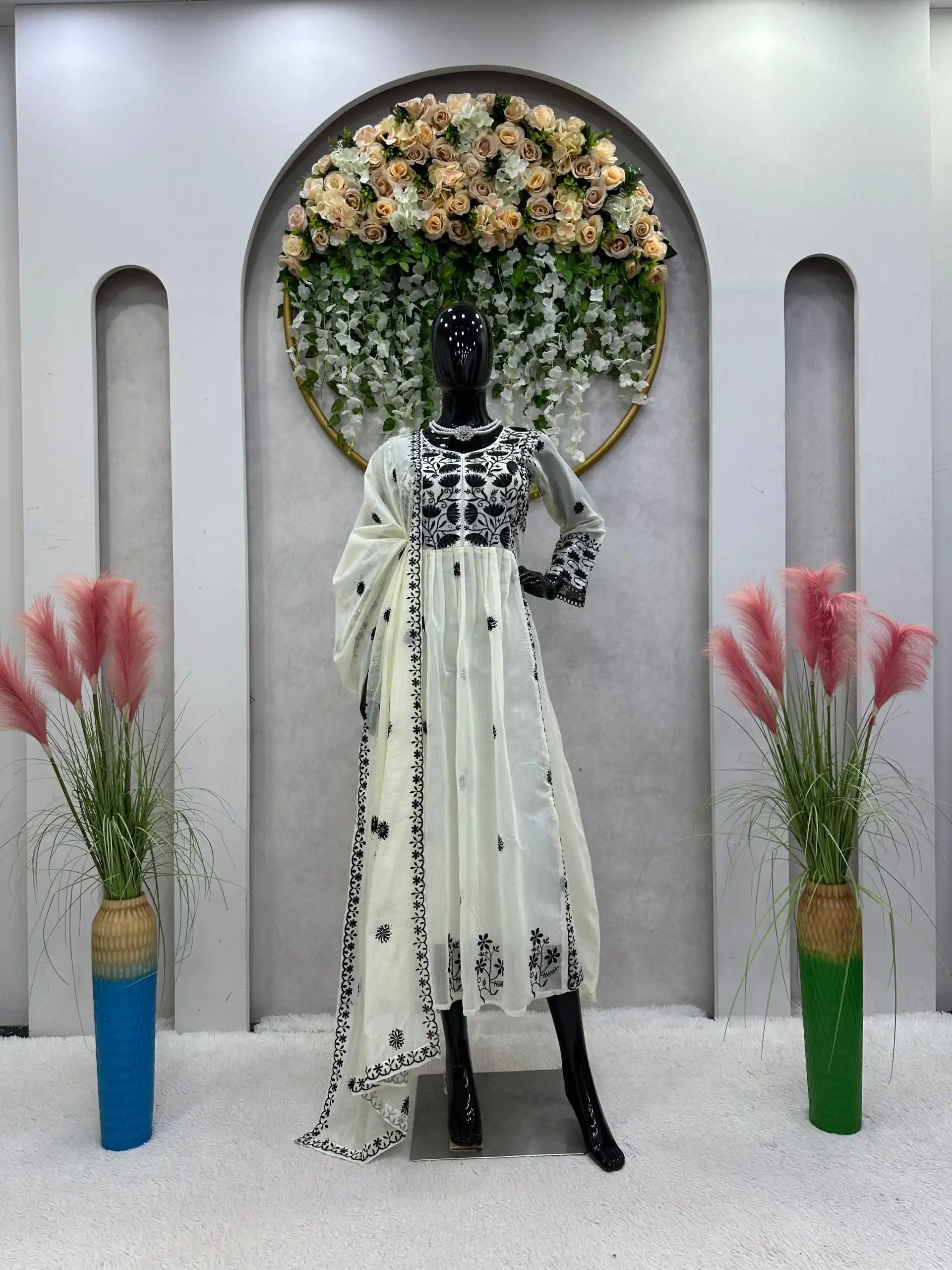 RTC 5708 White Color Chanderi Thread Sequence Salwar Suit Wedding, Party, Festive, Events Etc. Expected Delivery 4-6 Working Days @1999/- | Salwar suit, Designer Suits, Casual Suits, Creative suits, Palazzo Suits, Party Wear Suits, Patiala Suits, Straight Suits