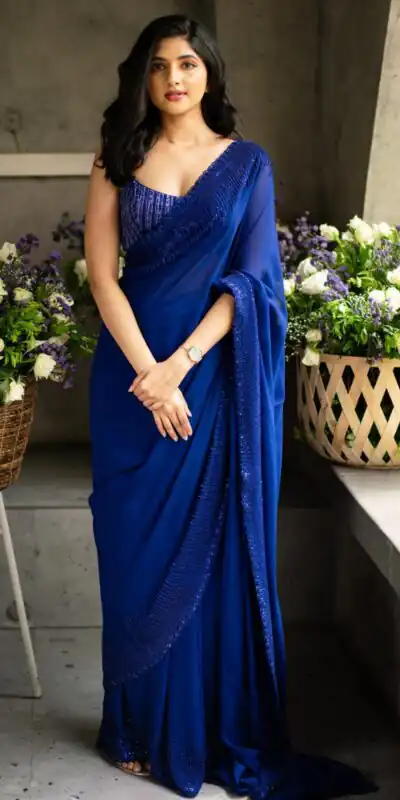 BT 279 Blue Color Heavy Georgette Fancy Sequence Saree Casual, Party Wear, Traditional Wear, Wedding Wear, Expected Delivery 4-6 Working Days@1699 | Sarees, Bollywood Sarees, Creative Sarees, Designer Sarees, Ethnic Saree, Modern Digital sarees, Party Wear Sarees