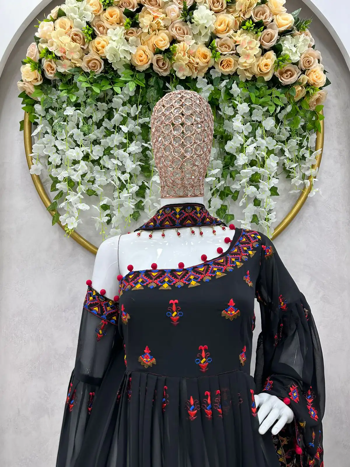 RTC 5576 Black Color Foix Georgette Thread Sequence Work Salwar Suit Wedding, Party, Festive, Events Etc. Expected Delivery 4-6 Working Days @2099/- | Jump Suits, Salwar suit, Designer Suits, Casual Suits, Creative suits, Palazzo Suits, Party Wear Suits, Patiala Suits, Straight Suits