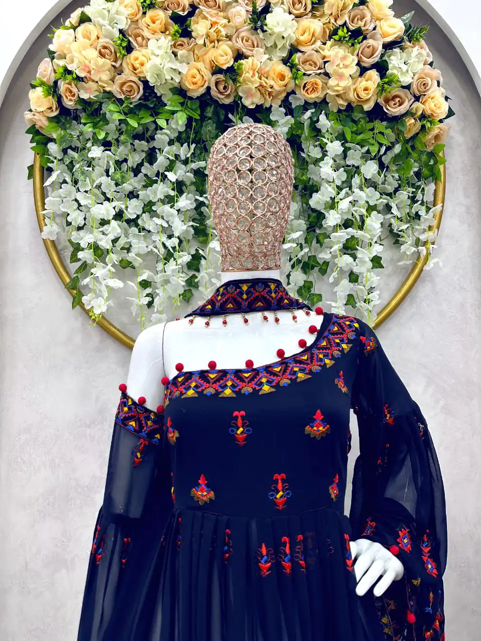 RTC 5576 Blue Color Foix Georgette Thread Sequence Work Salwar Suit Wedding, Party, Festive, Events Etc. Expected Delivery 4-6 Working Days @2099/- | Jump Suits, Salwar suit, Designer Suits, Casual Suits, Creative suits, Palazzo Suits, Party Wear Suits, Patiala Suits, Straight Suits