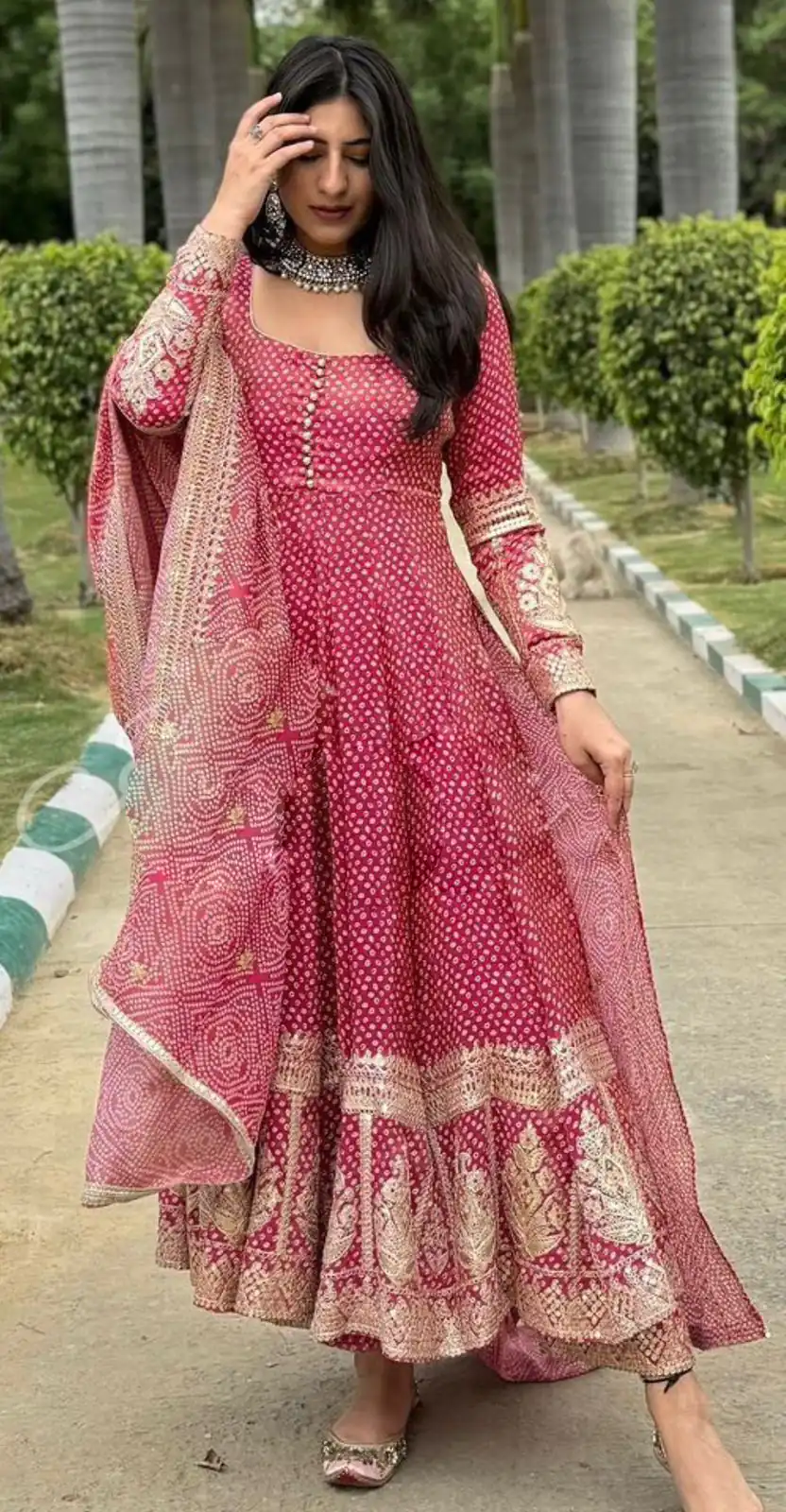 VLM 188 Pink color Georgette Material Digital Printed Anarkali Suit Casual, Wedding, Party, Festive, Events . Expected Delivery 4-6 Working Days @2299/- | Anarkali Suits, Bollywood Anarkali, Creative-Anarkali, Designer Anarkali, Embroidered Anarkali, Party Wear Anarkali